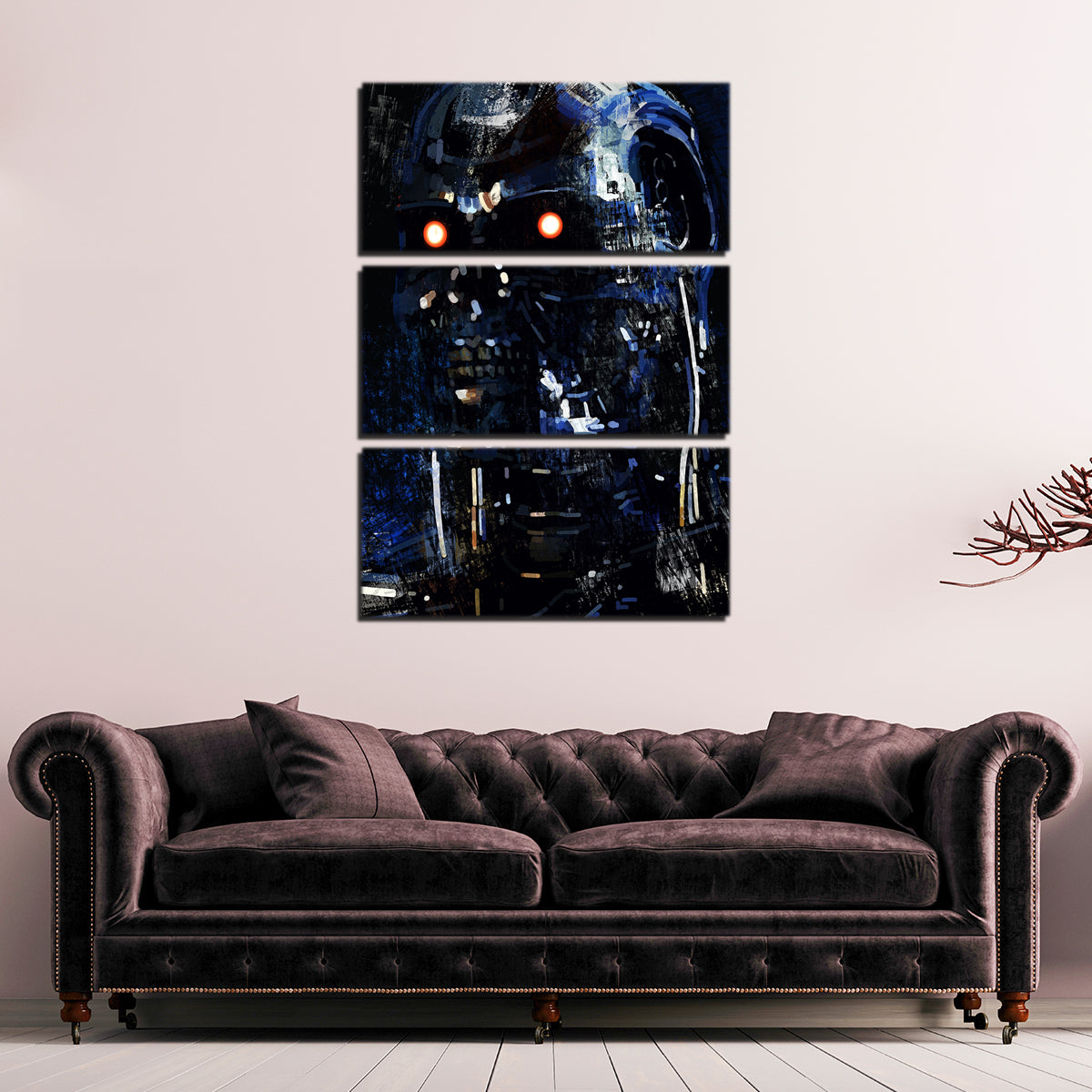 Stunning T800 Blue Wall Art by Andy Brackpool