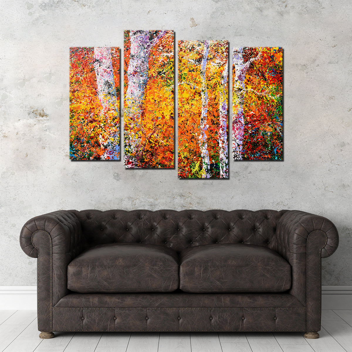 Vibrant Strength Amongst Colors Wall Art - A Stunning Decor Piece