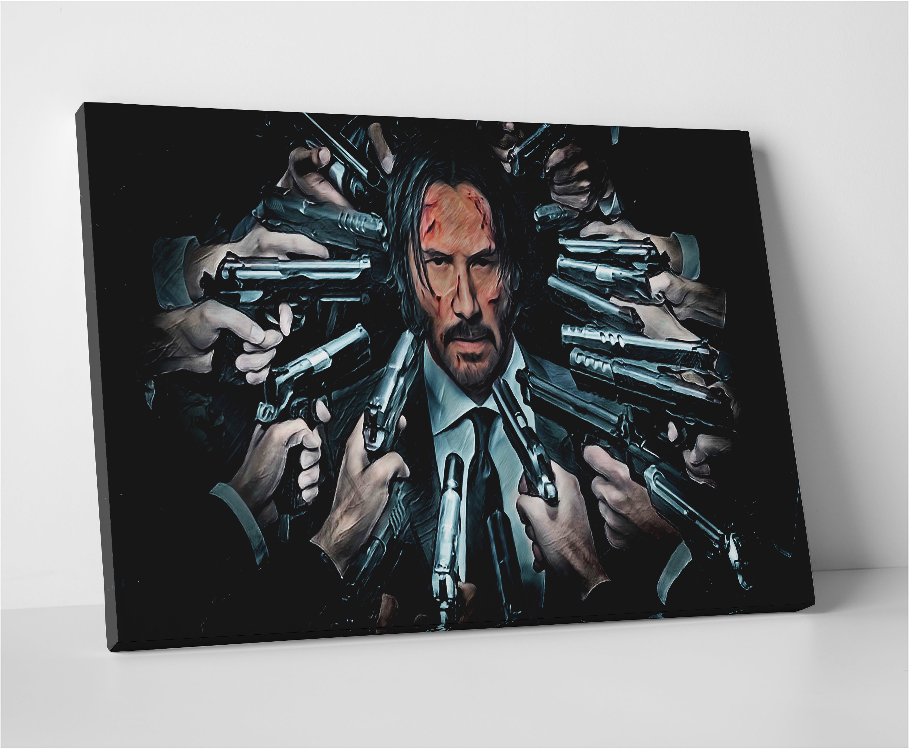 John Wick Stunning Panoramic Wall Art for Home Decor