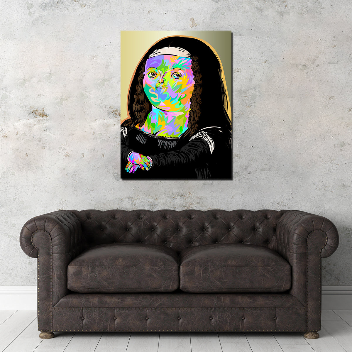 Stunning Thick Monalisa Wall Art for Home Decor