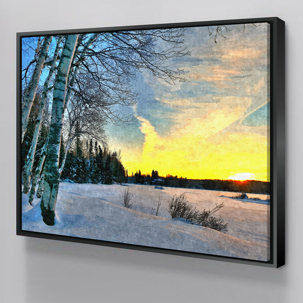 Denise Dundon's End Of A Winter's Day Stunning Wall Art