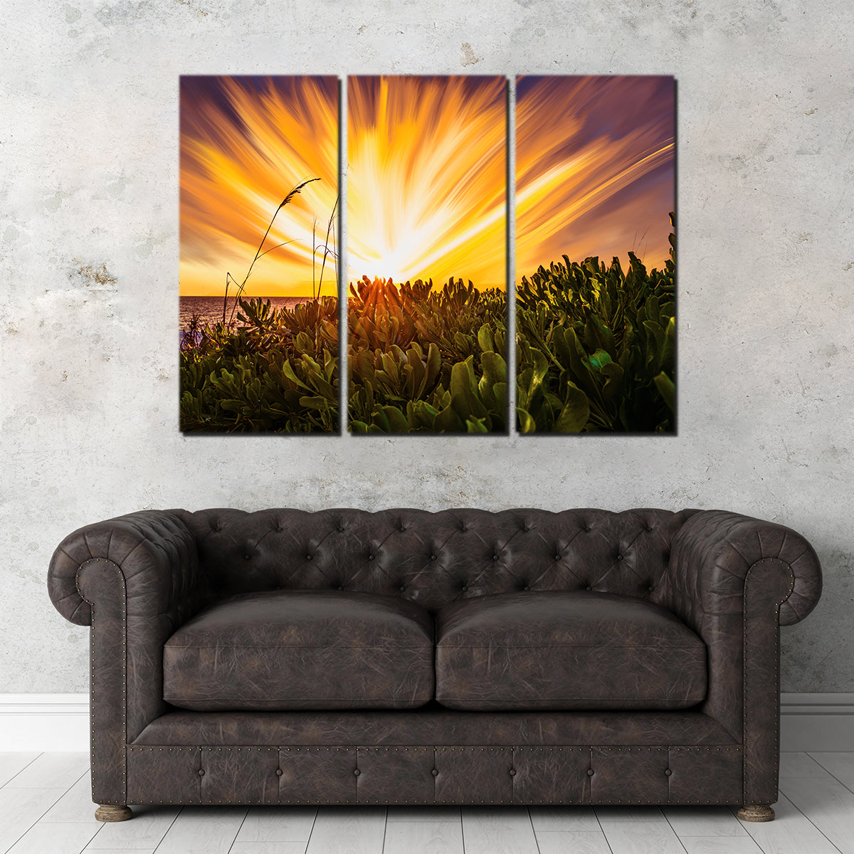 Stunning Exploding Sunset Wall Art by Eileen Rollin