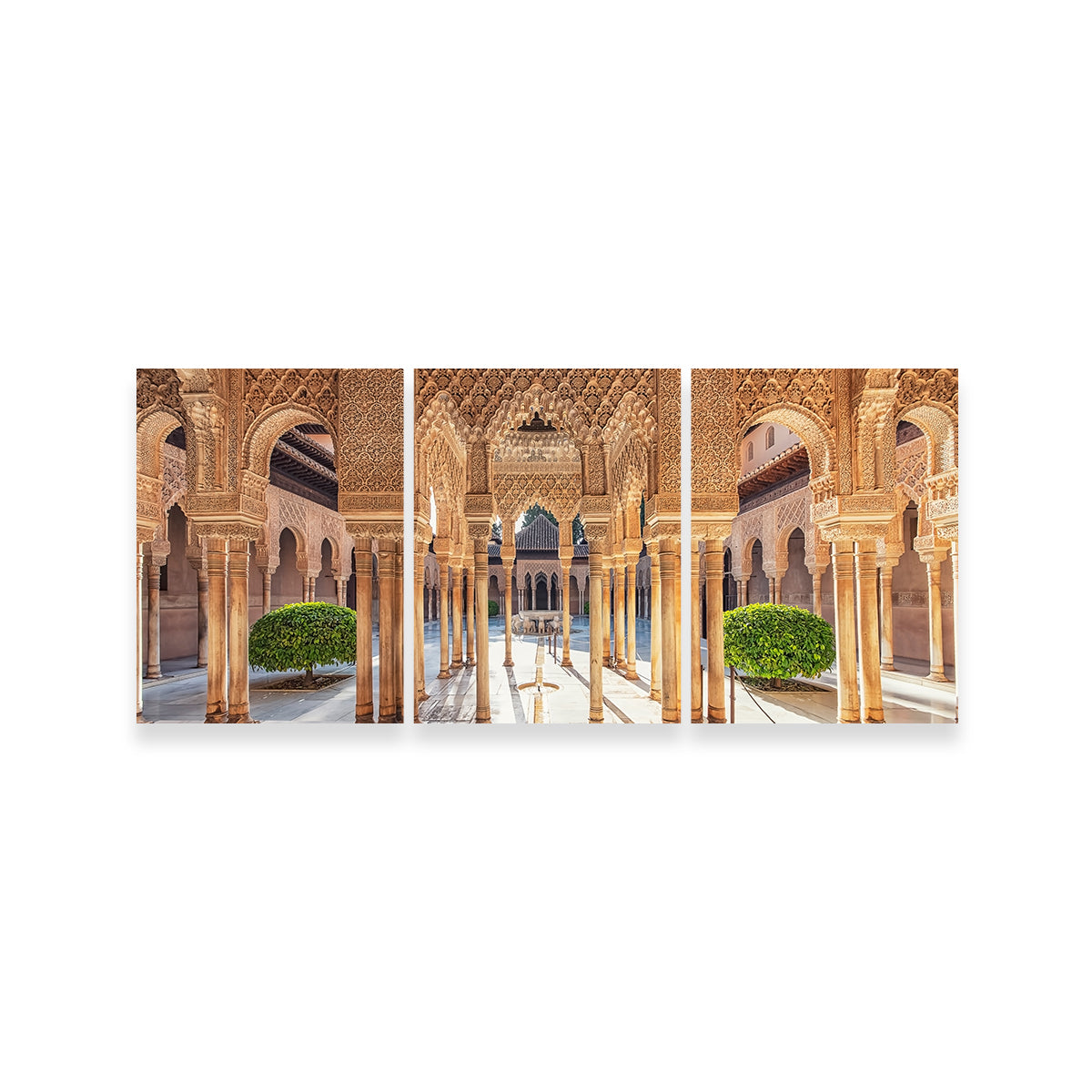 Enchanting Sunlight in the Alhambra Wall Art - Captivating Decor Piece