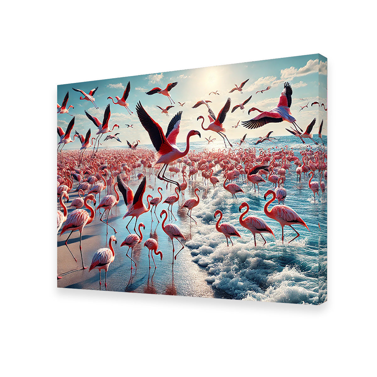 Stunning Flamingo Shore Wall Art for Your Decor