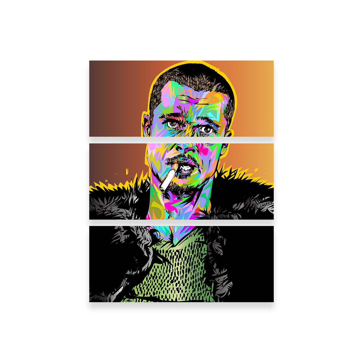 Brad Fight Club Stunning Wall Art for Home Decor