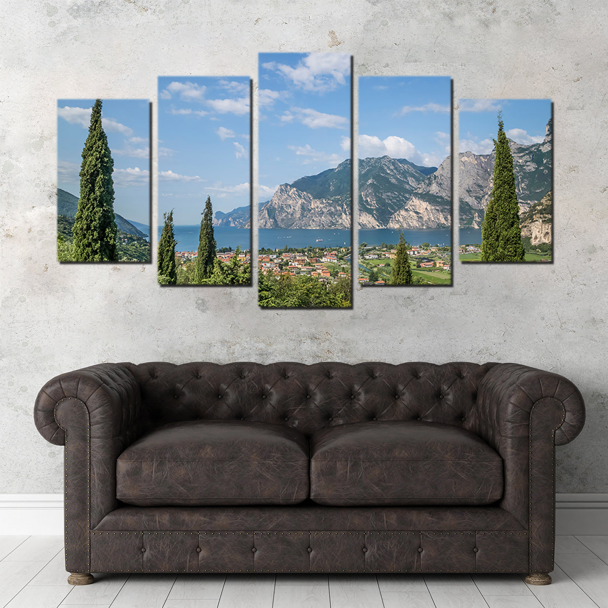 Stunning View of Lake Garda Wall Art by Melanie Viola