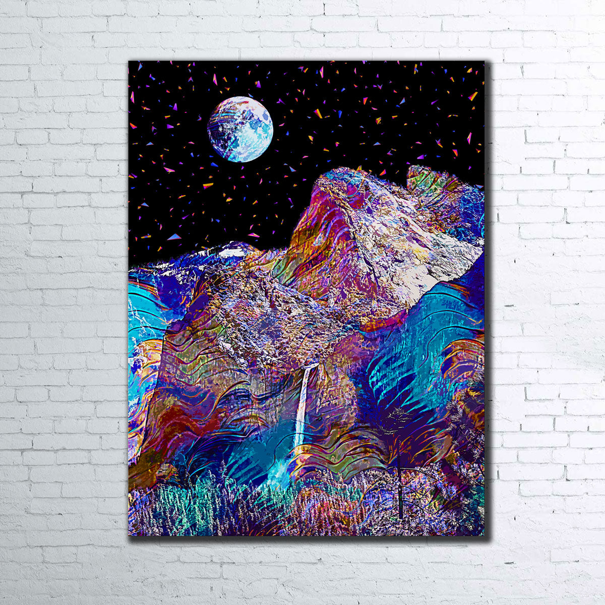 Stunning Moonscape 19 Wall Art by Gab Fernando