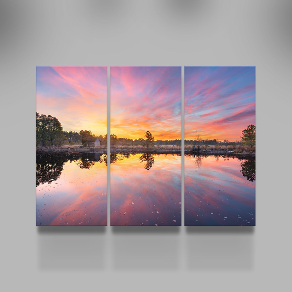 Cranberry Bog Sunrise Big Skies Stunning Wall Art by Shaun Mayer