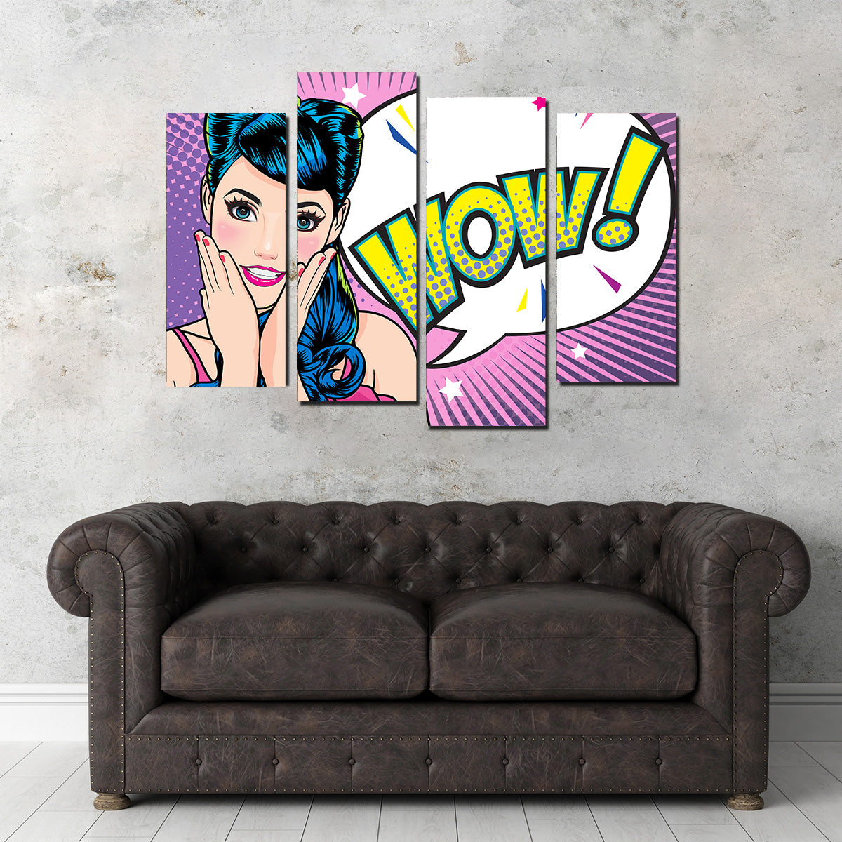 Stunning Wow Wall Art - Ideal for Home Decor