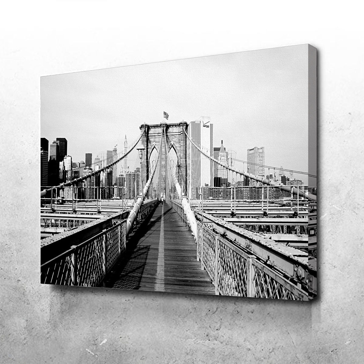 Stunning Brooklyn Bridge Flag Wall Art for Home Decor