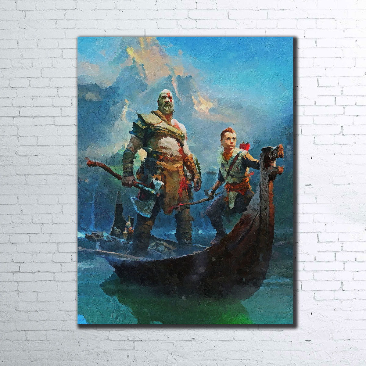 Stunning Kratos Wall Art by Gab Fernando