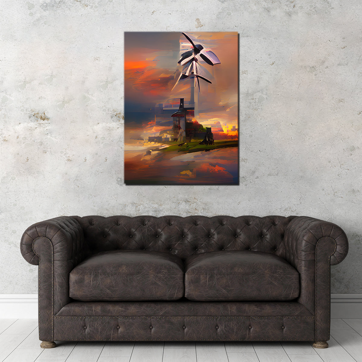 Stunning Windmill Wall Art by Gabriel Ritcey
