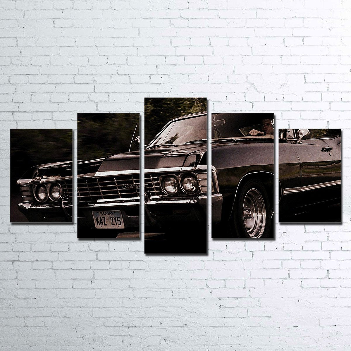 Eye - Catching Supernatural Impala Wall Art for Stunning Decor