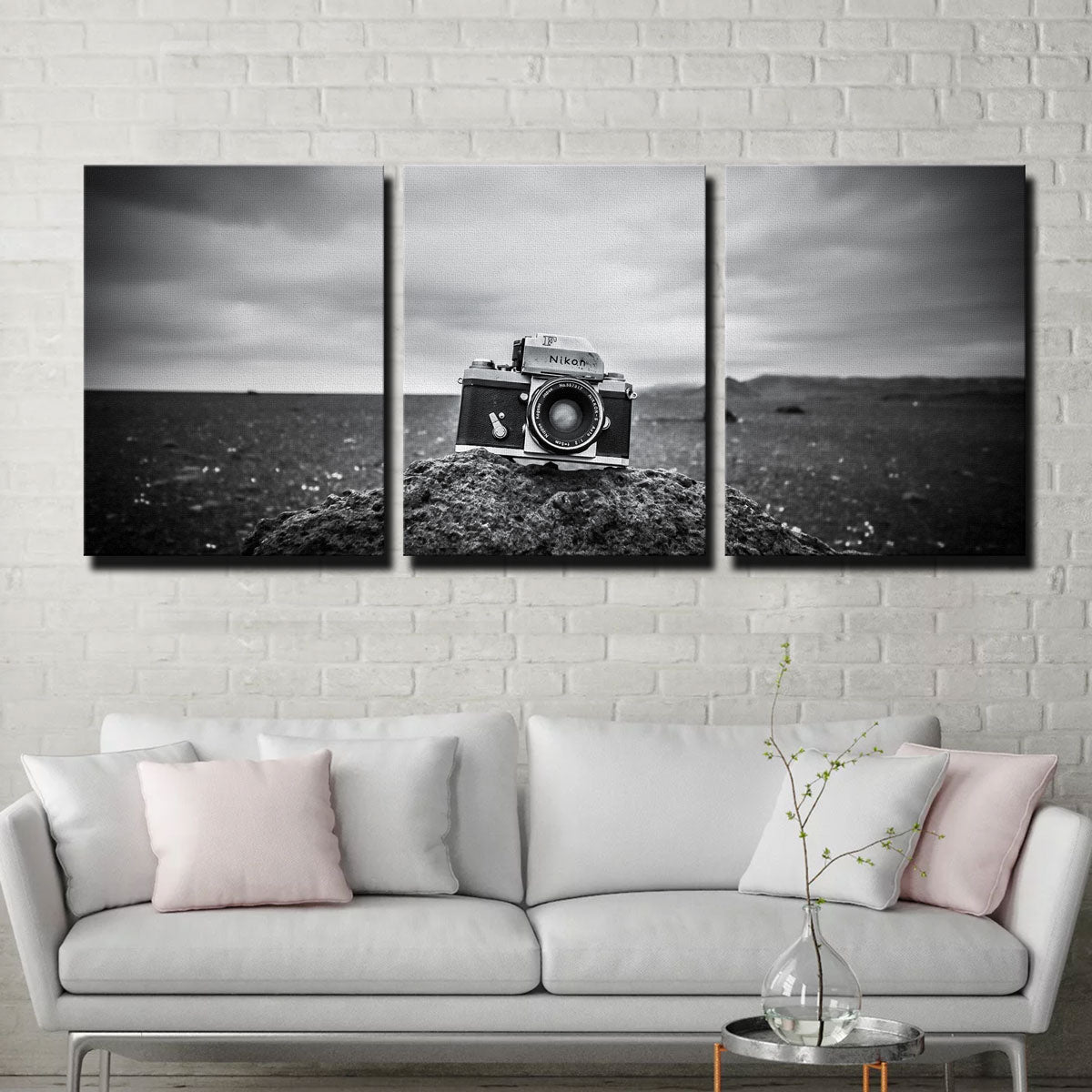 Stunning Vintage Iceland Wall Art by Dennis Maida