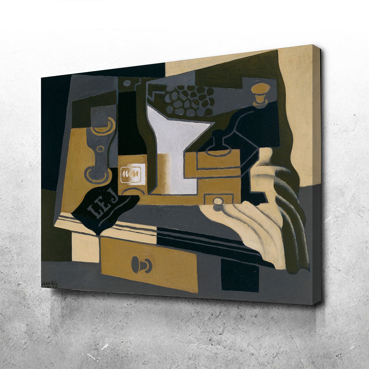 Exquisite Wall Art - Le Moulin à Café by Juan Gris