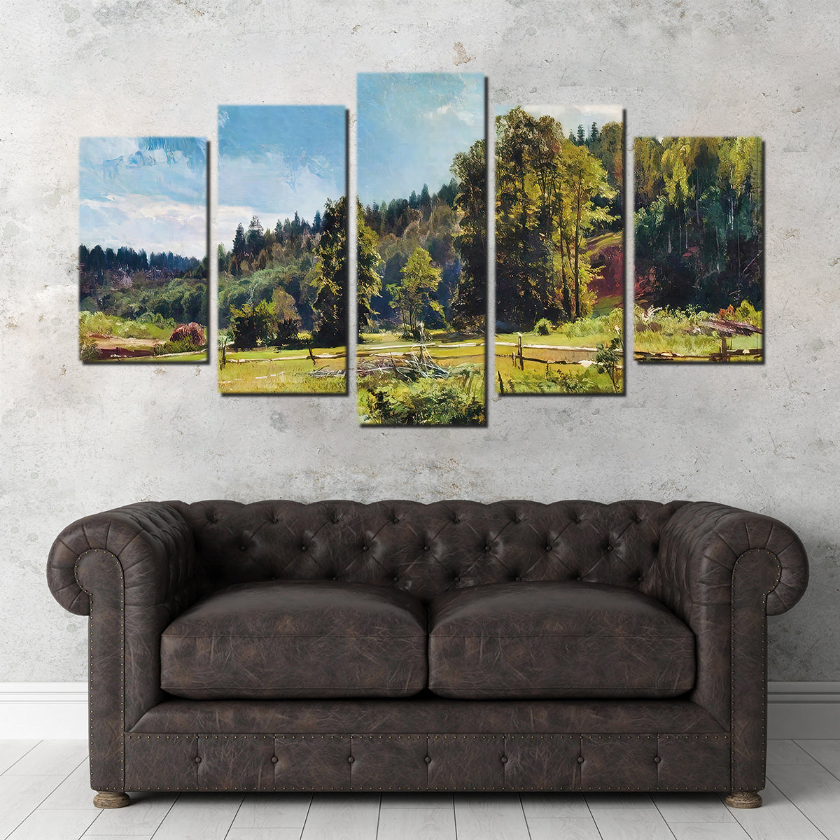 Stunning Meadow at the Forest Edge Wall Art by Denise Dundon