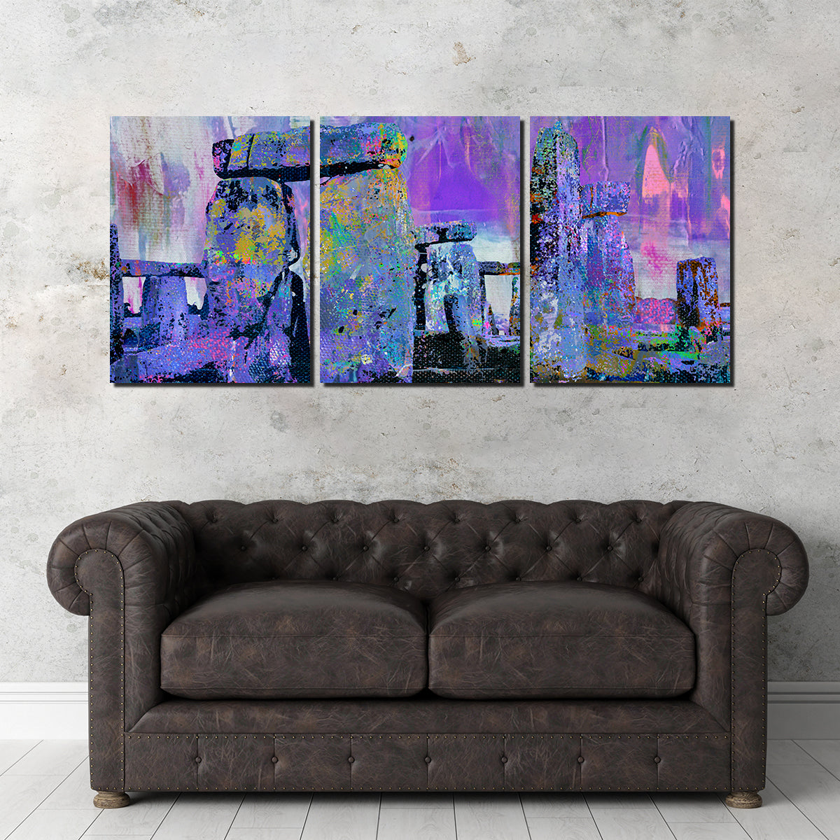 Exquisite Stonehenge Abstract Wall Art by Stephen Chambers