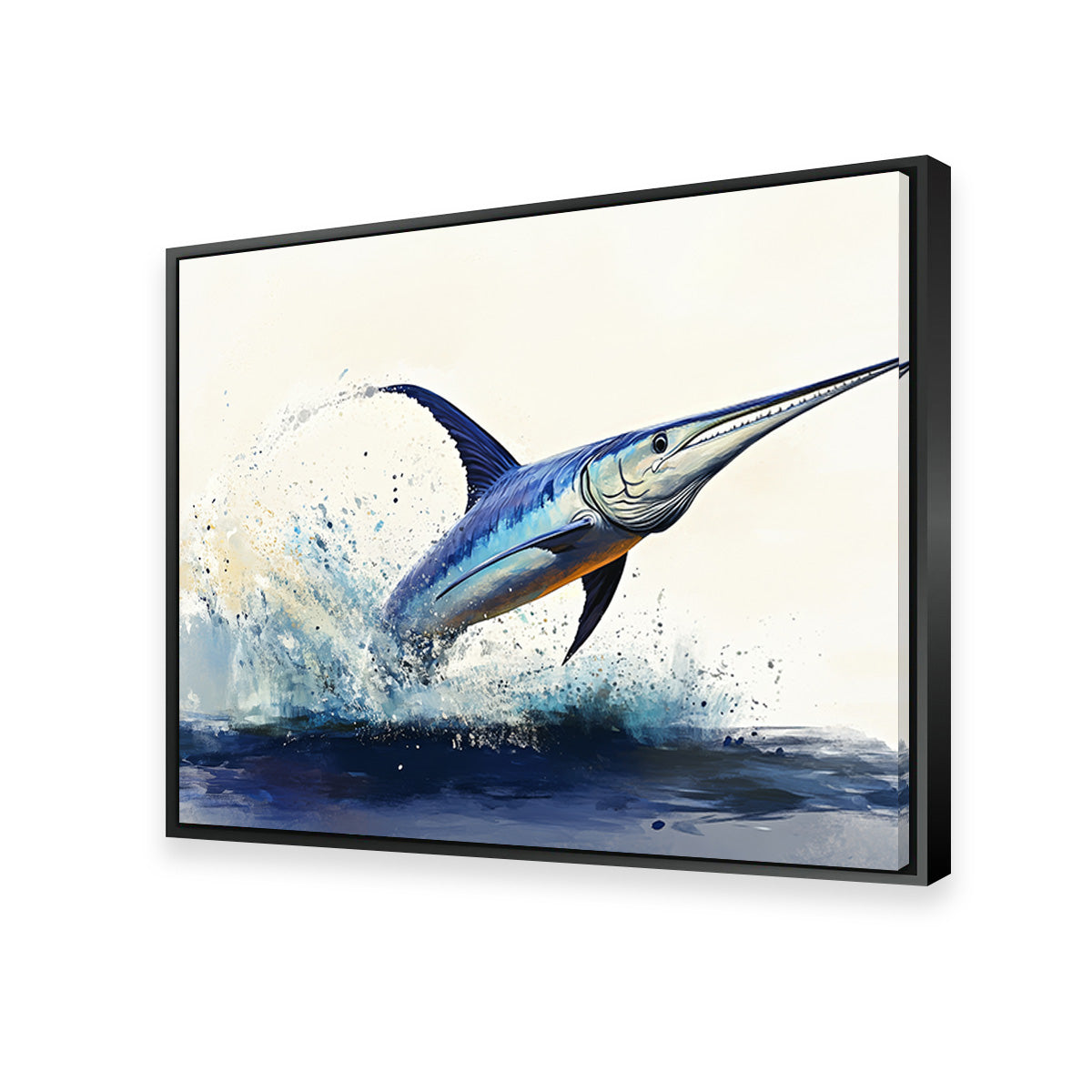 Eye-Catching Jumping Swordfish Wall Art for Stunning Home Decor