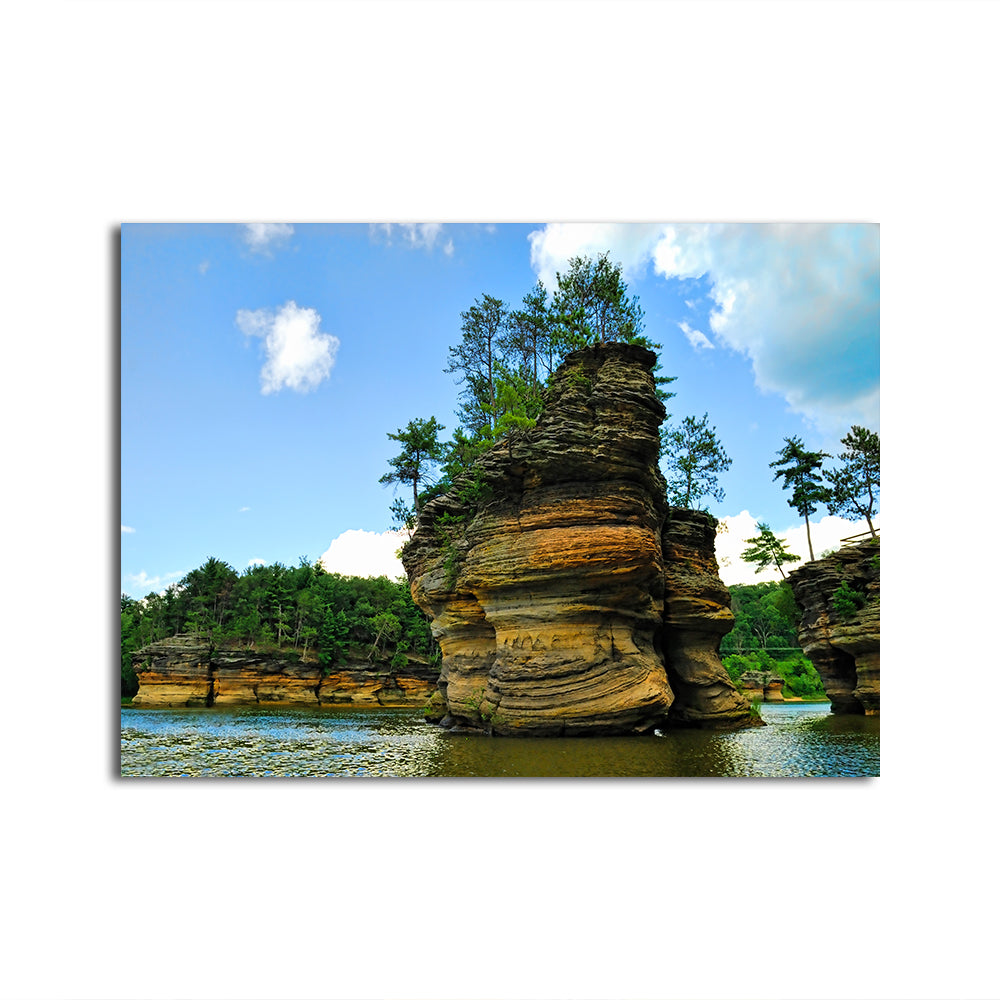 Exquisite Wisconsin Dells Sandstone Formation Wall Art for Stunning Home Decor
