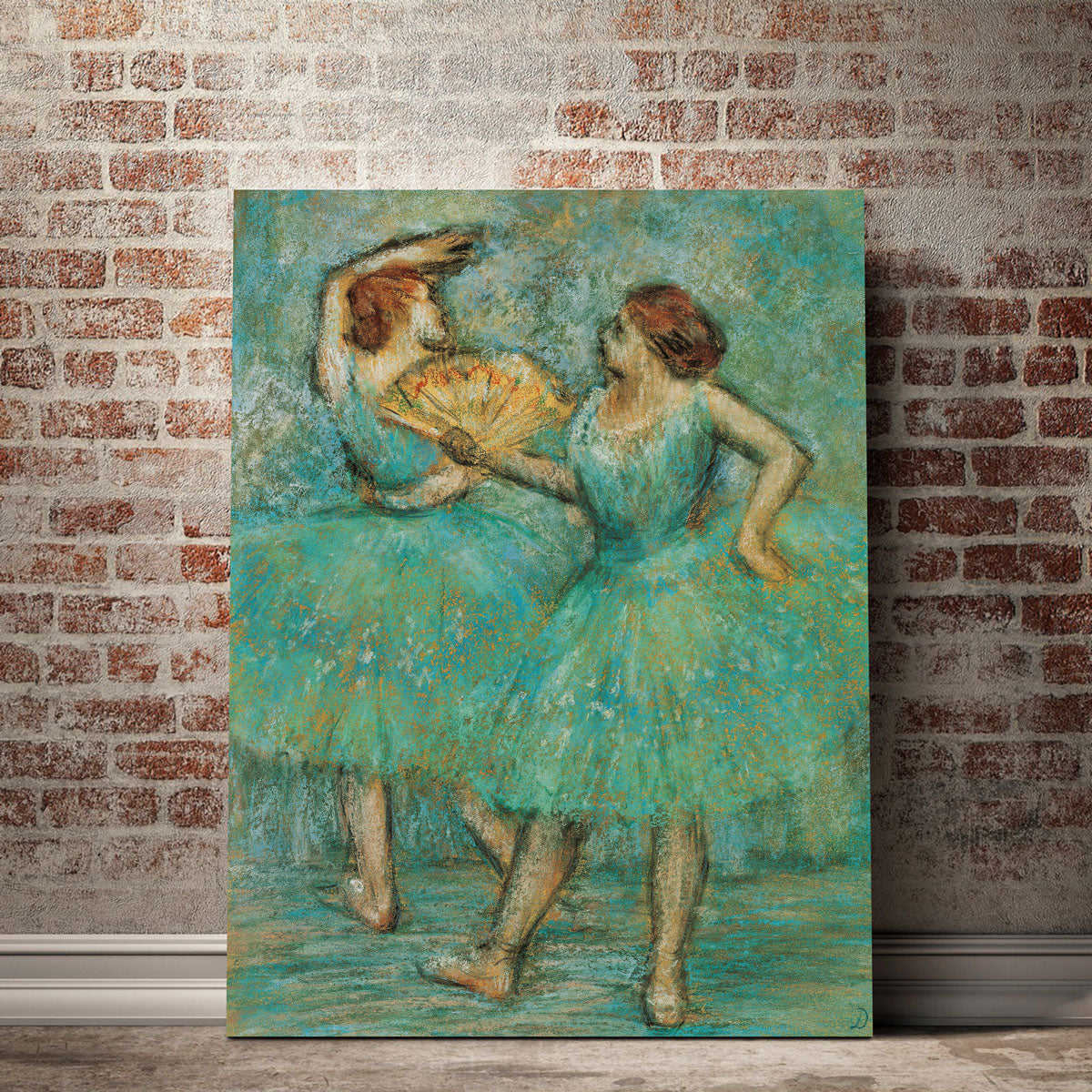Edgar Degas' Two Dancers Exquisite Wall Art