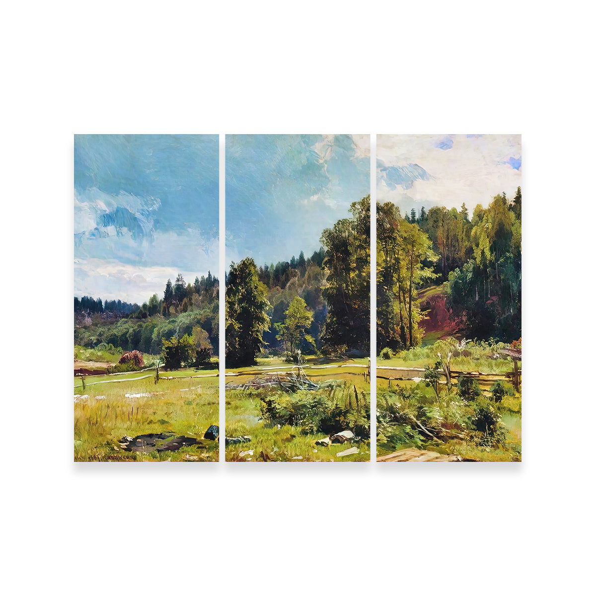 Stunning Meadow at the Forest Edge Wall Art by Denise Dundon