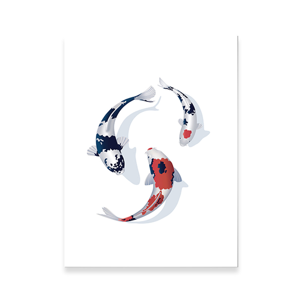 Exquisite Koi Fish Trio Wall Art for Stunning Home Decor