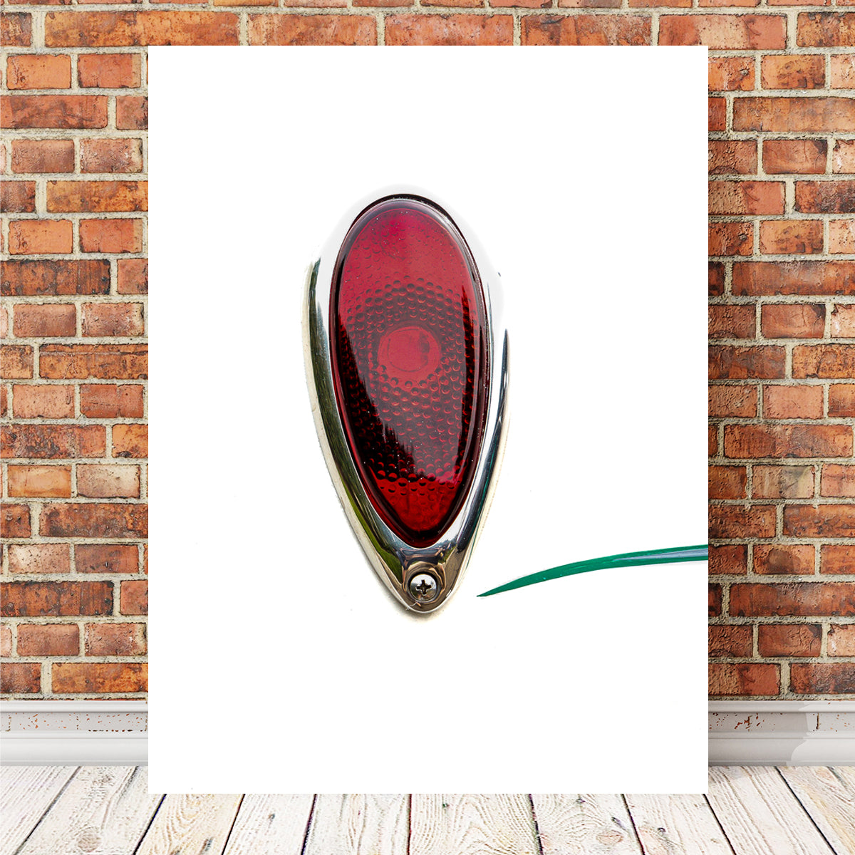 Eye - Catching Tail Light Wall Art by Dennis Maida