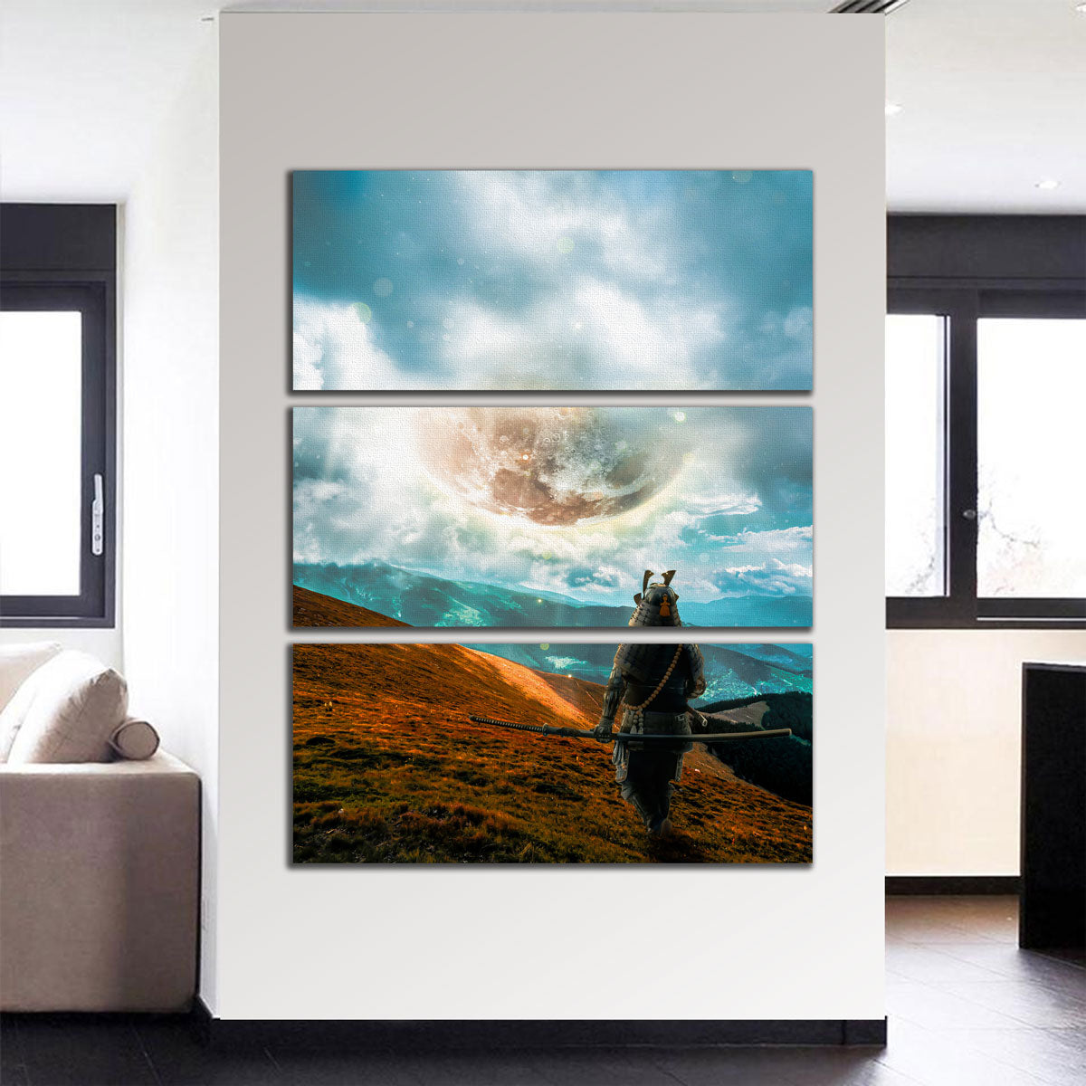 Enchanting Falling Moon Wall Art - A Captivating Decor Piece