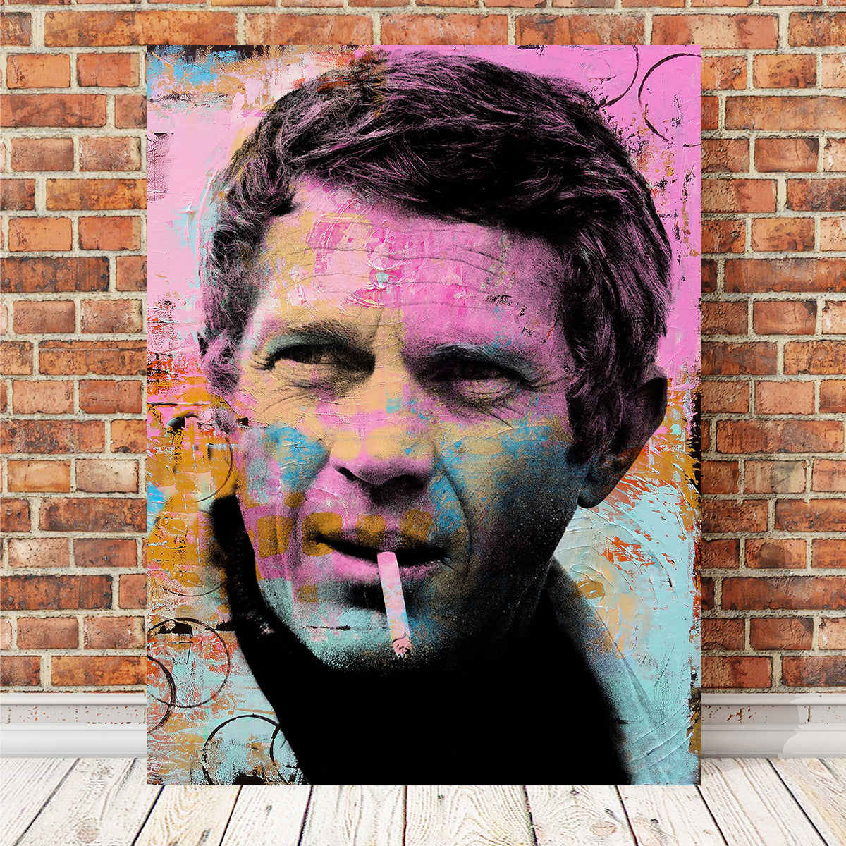 Authentic Steve McQueen Wall Art by Stephen Chambers