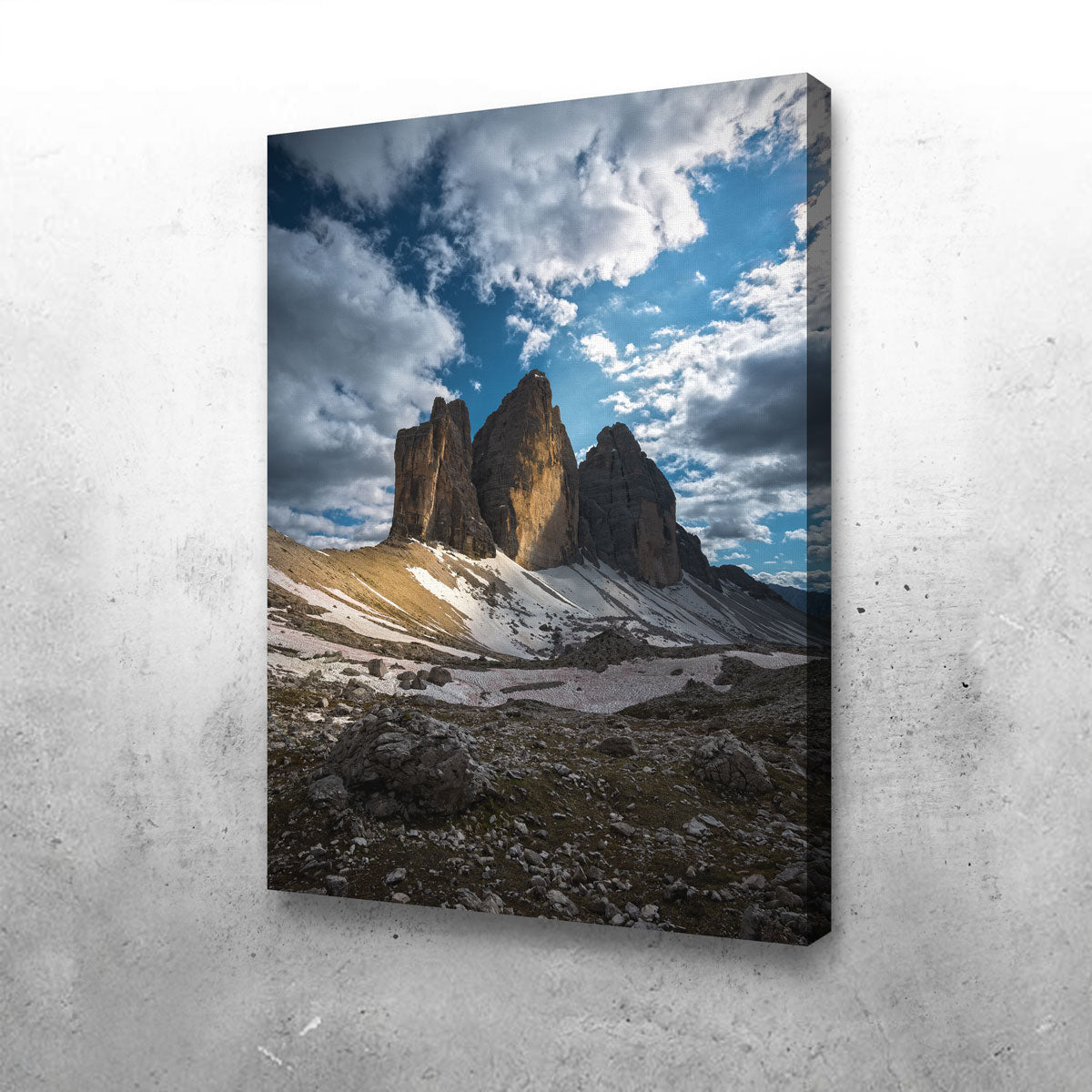 Stunning Tre Cime di Lavaredo Wall Art by Enzo Romano