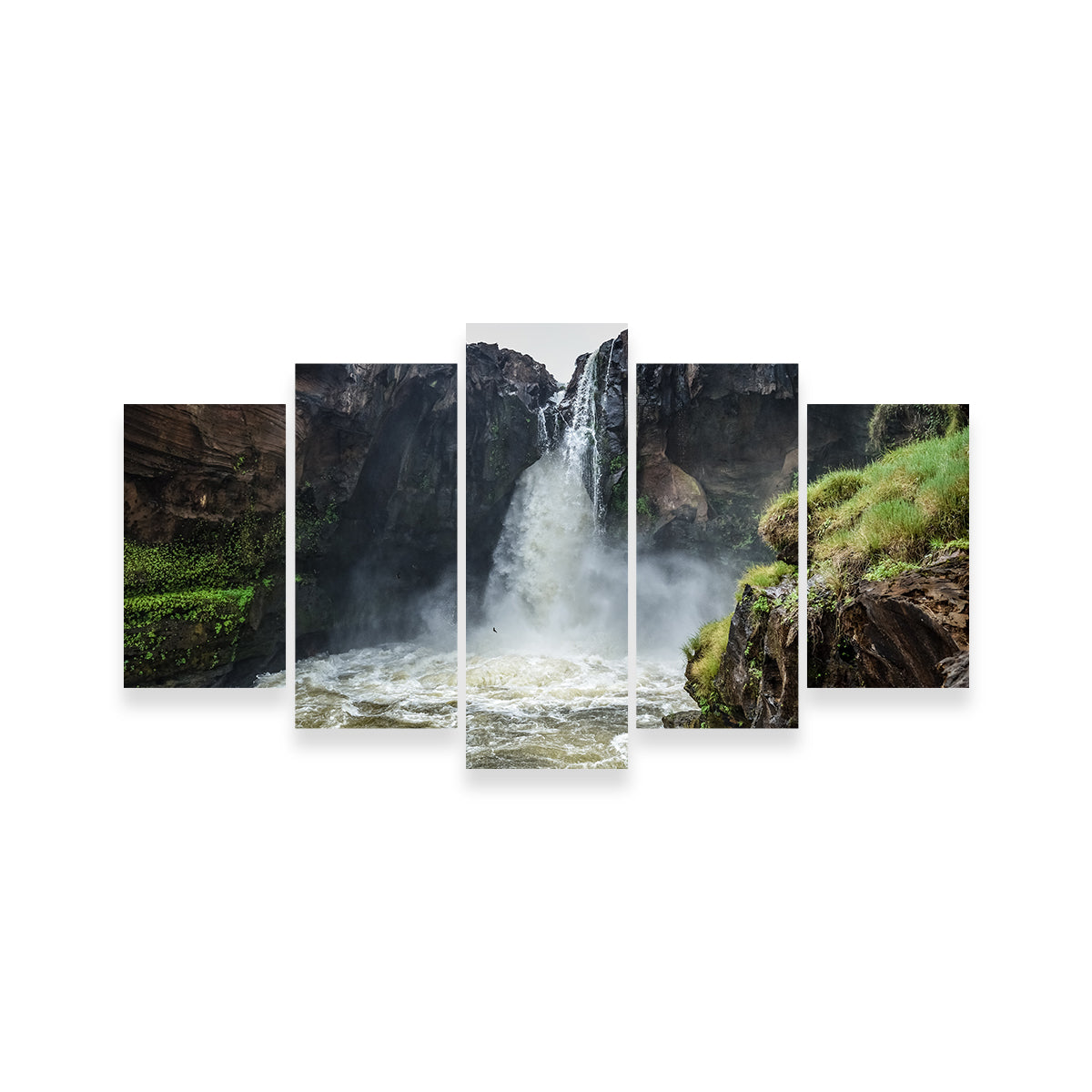 Brazilian Rio Farinha Waterfall Wall Art by Sofia Leite Fonseca