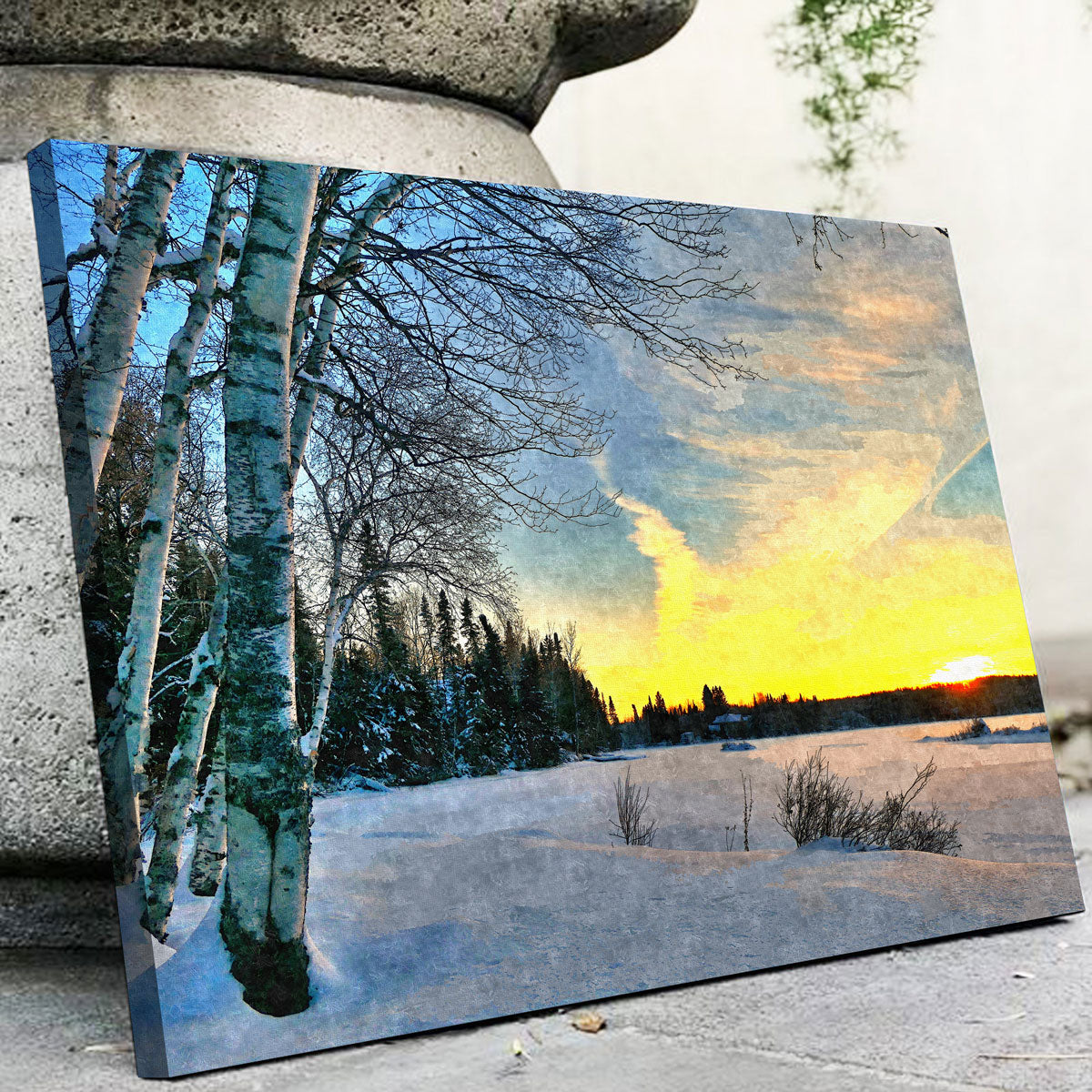 Denise Dundon's End Of A Winter's Day Stunning Wall Art