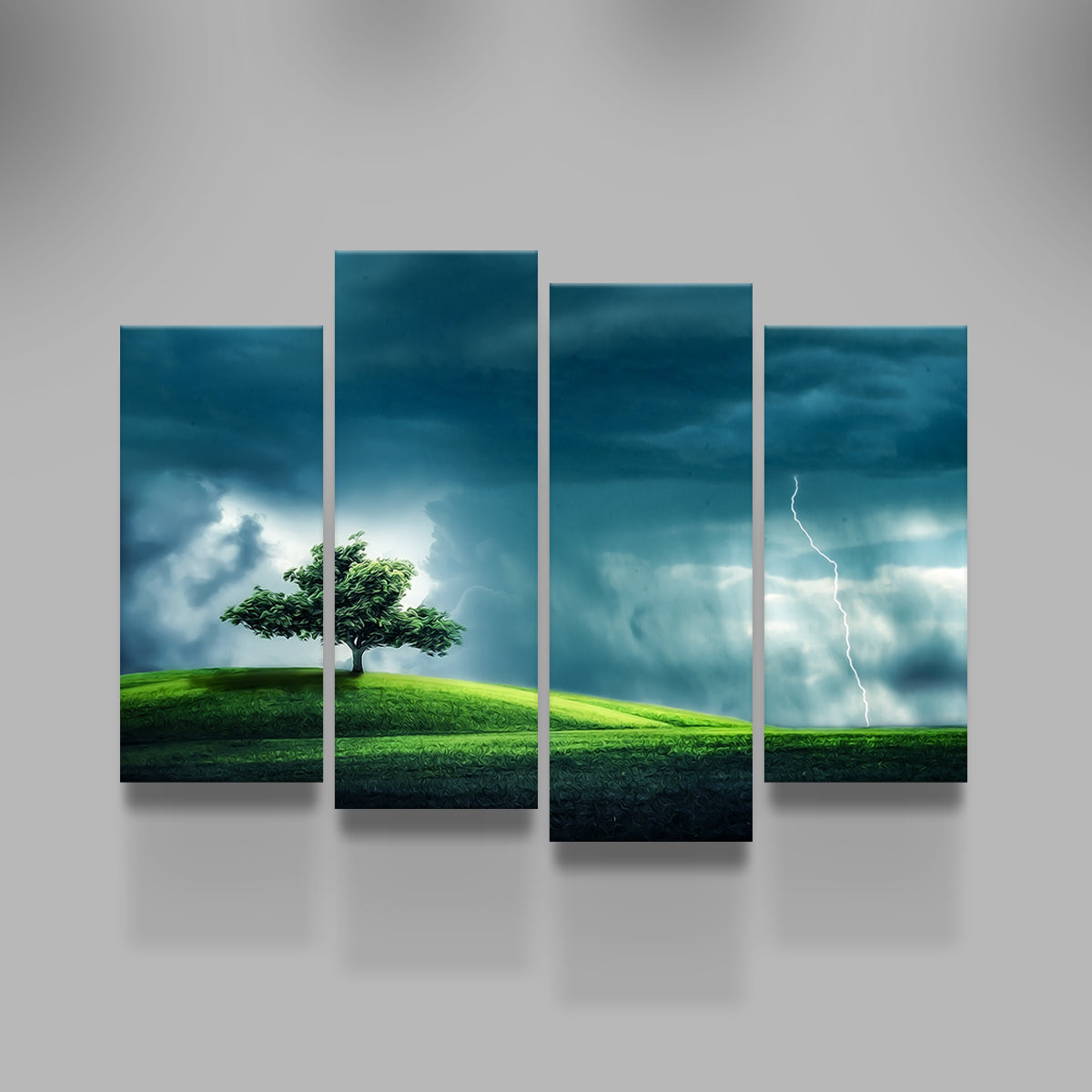Exquisite Tree Alone Wall Art by George Sorin