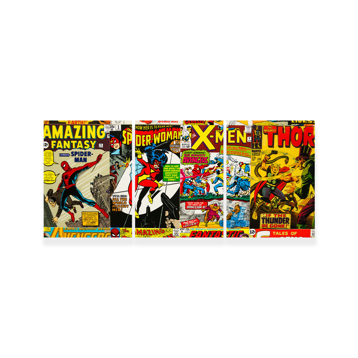 Unique Vintage Comic Covers Wall Art for Stunning Decor