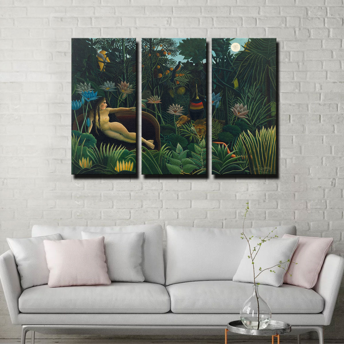 Exquisite Le Rêve Wall Art by Henri Rousseau