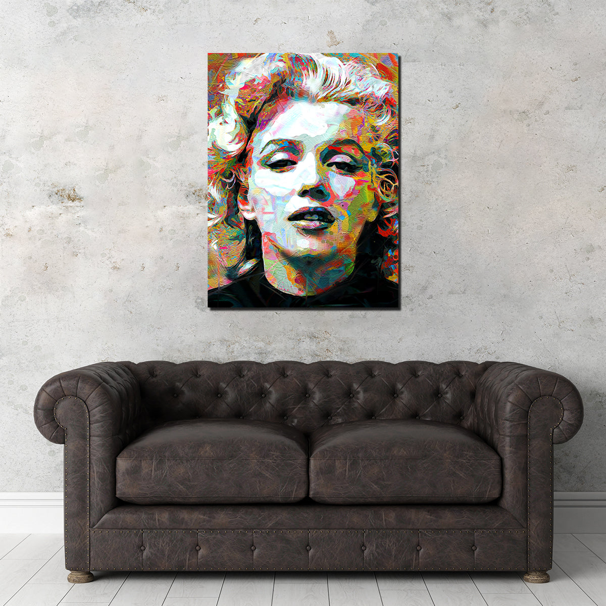 Exquisite Marilyn Paint Wall Art by Stephen Chambers