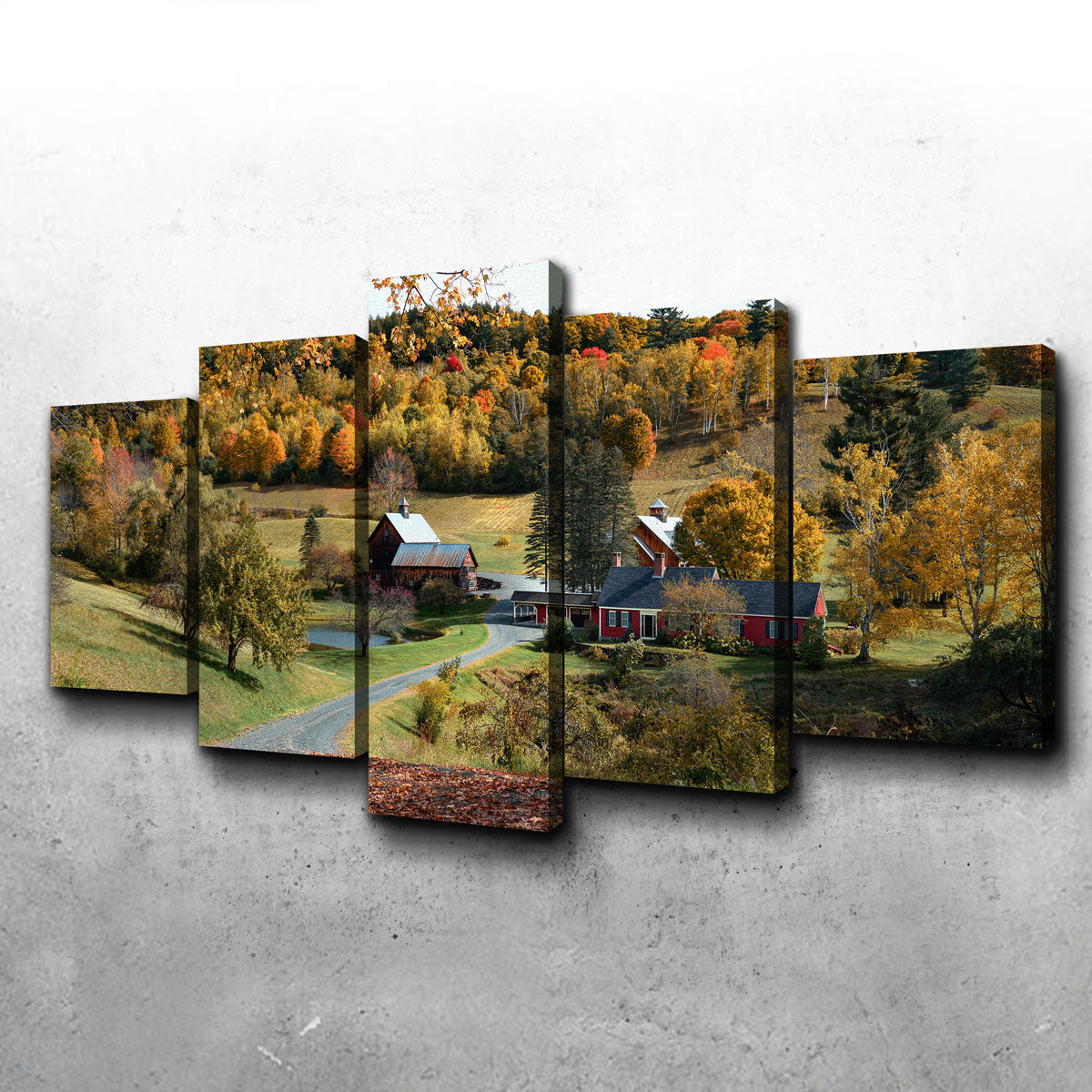 Exquisite Woodstock Farmstead Wall Art by Shaun Mayer