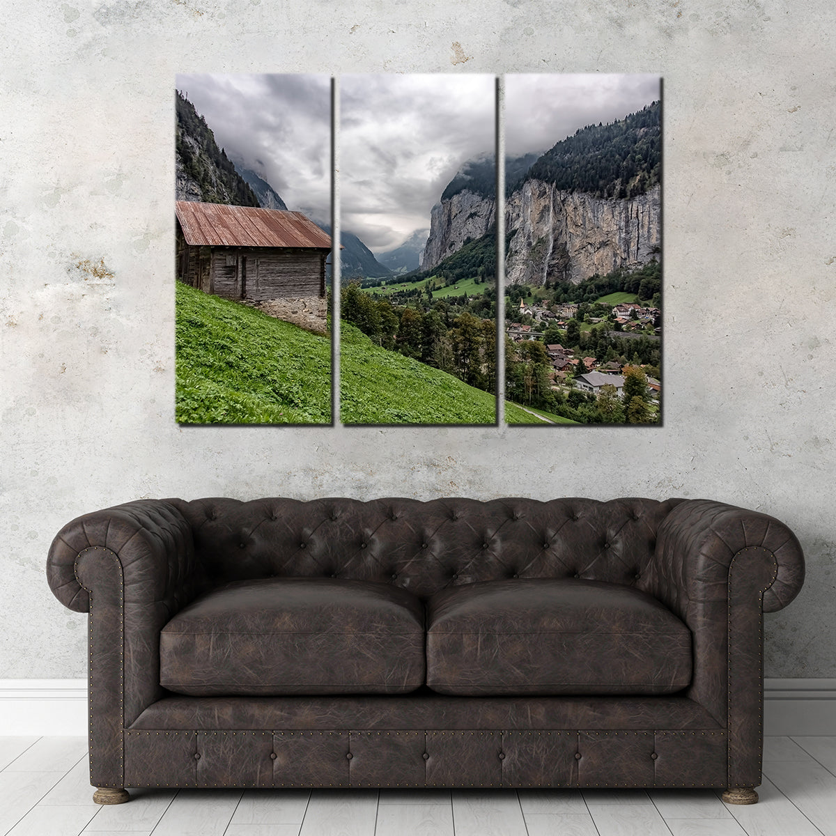 Stunning Lauterbrunnen Wall Art by Manjik Pictures