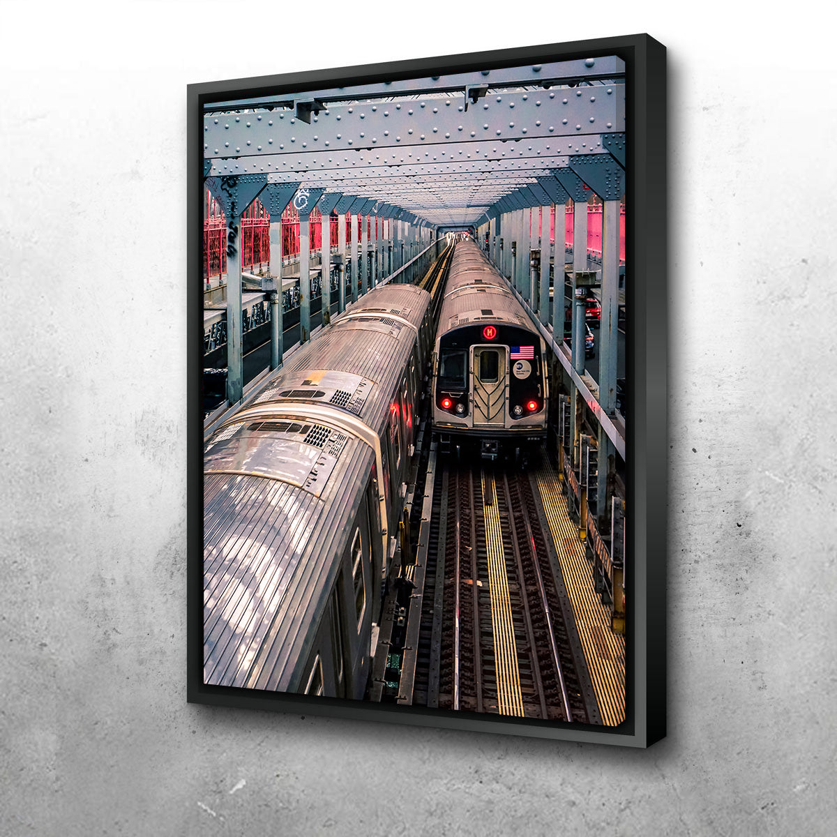 Stunning Subway Bridge Wall Art by Charity Dos Santos