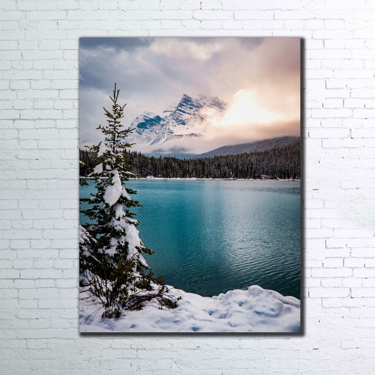 Enchanting Winter Wonderland Wall Art by Lucas Moore