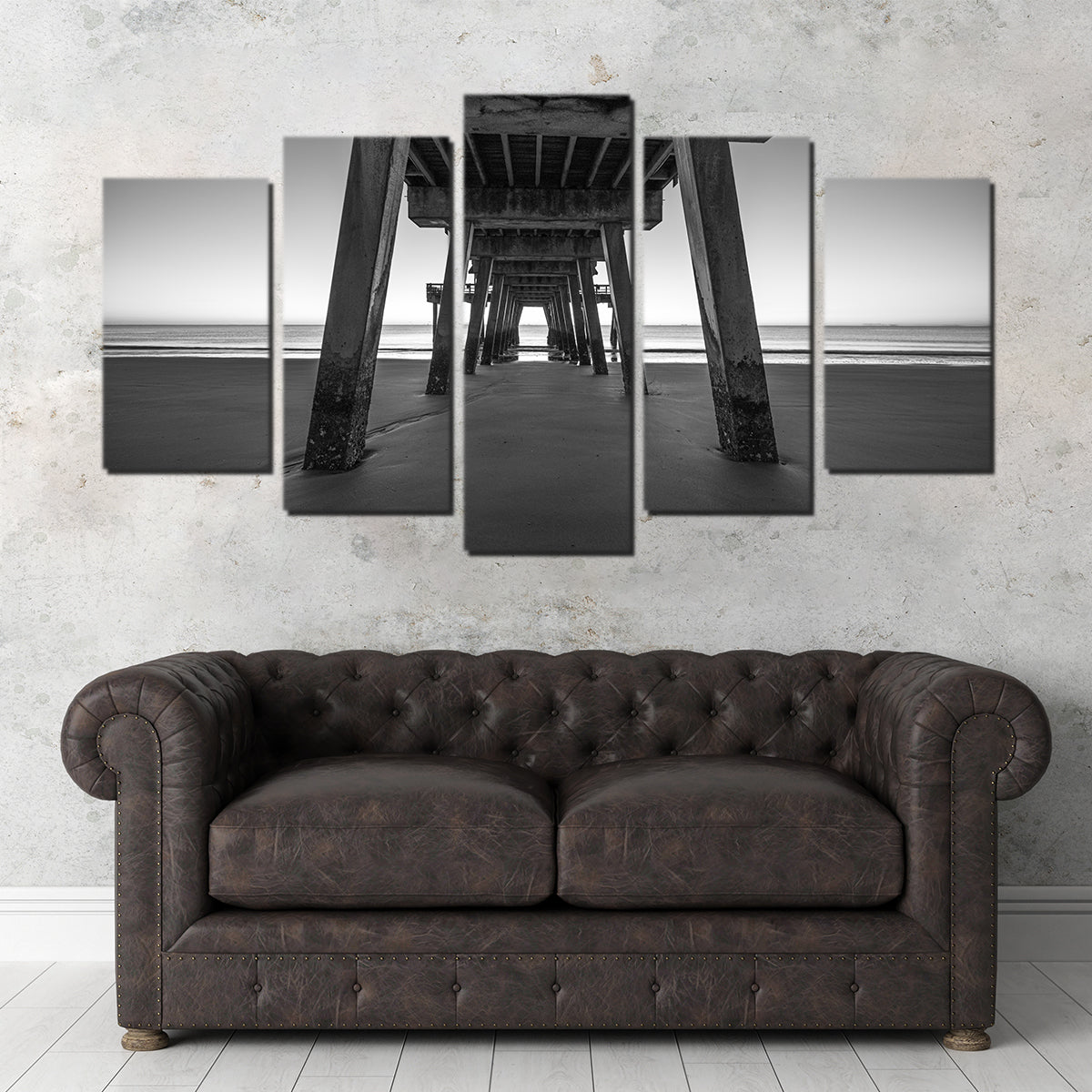 Stunning Tybee Island Black & White Wall Art by Barry Pack
