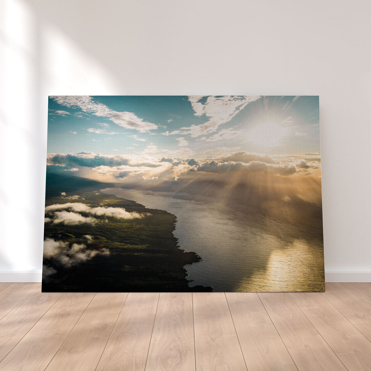 Breathtaking Maui From Above Wall Art by Lucas Moore