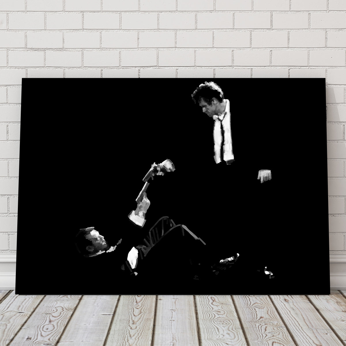 Stunning White Vs Pink Wall Art by Andy Brackpool
