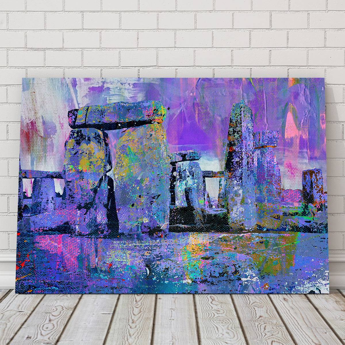 Exquisite Stonehenge Abstract Wall Art by Stephen Chambers