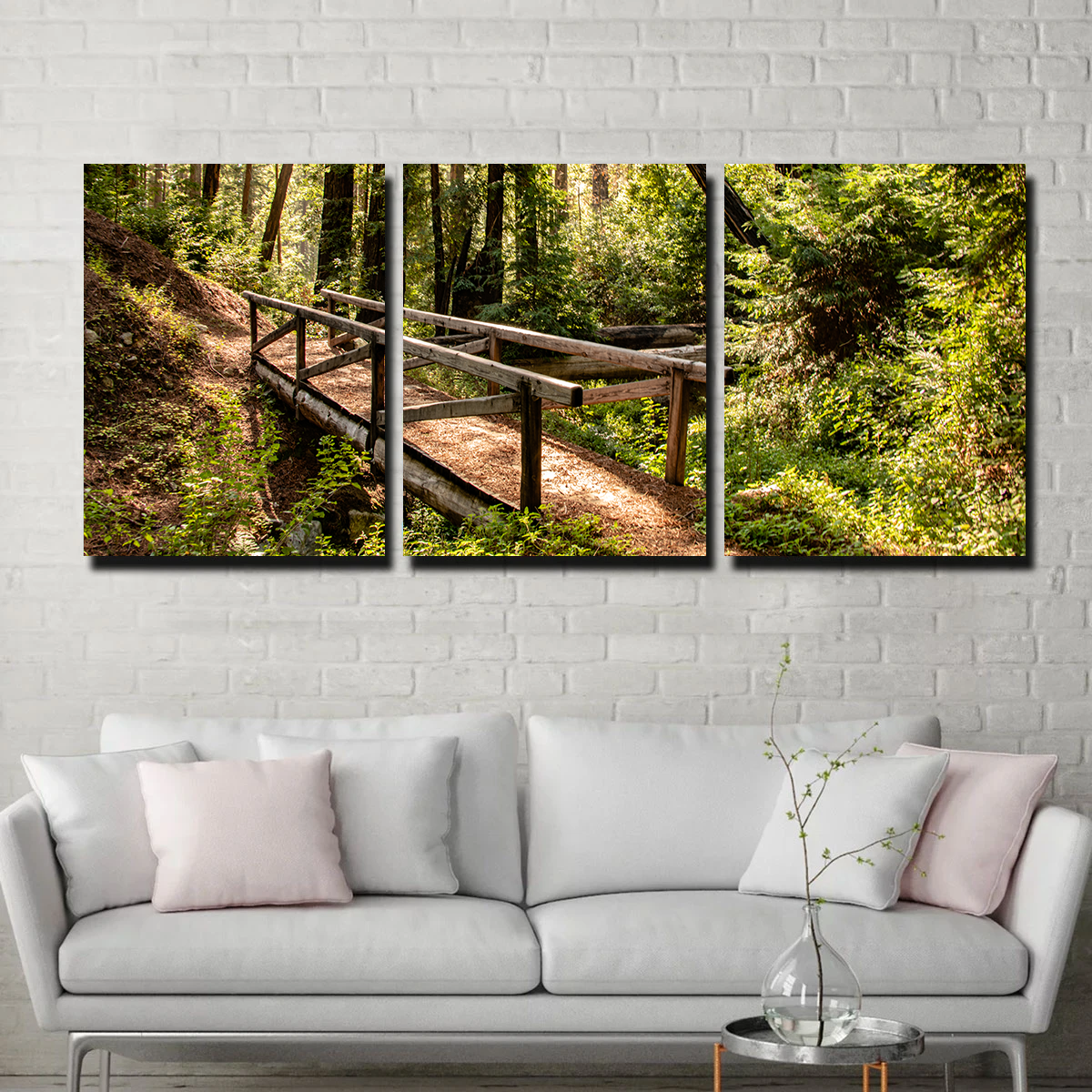Stunning Ewoldsen Trail Bridge Wall Art by Kyle Sherry