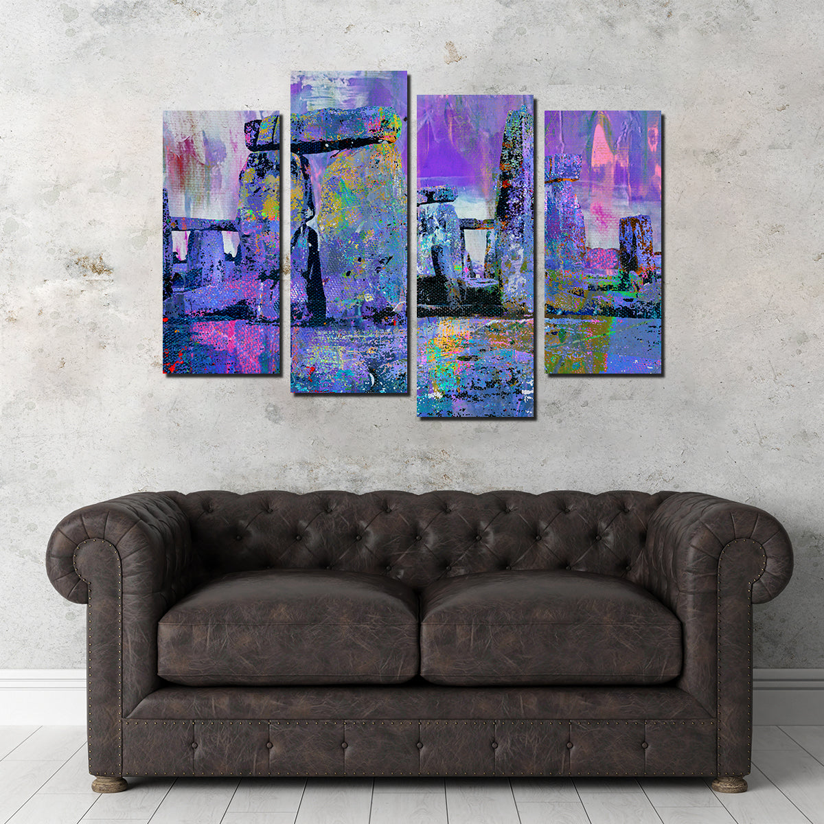 Exquisite Stonehenge Abstract Wall Art by Stephen Chambers