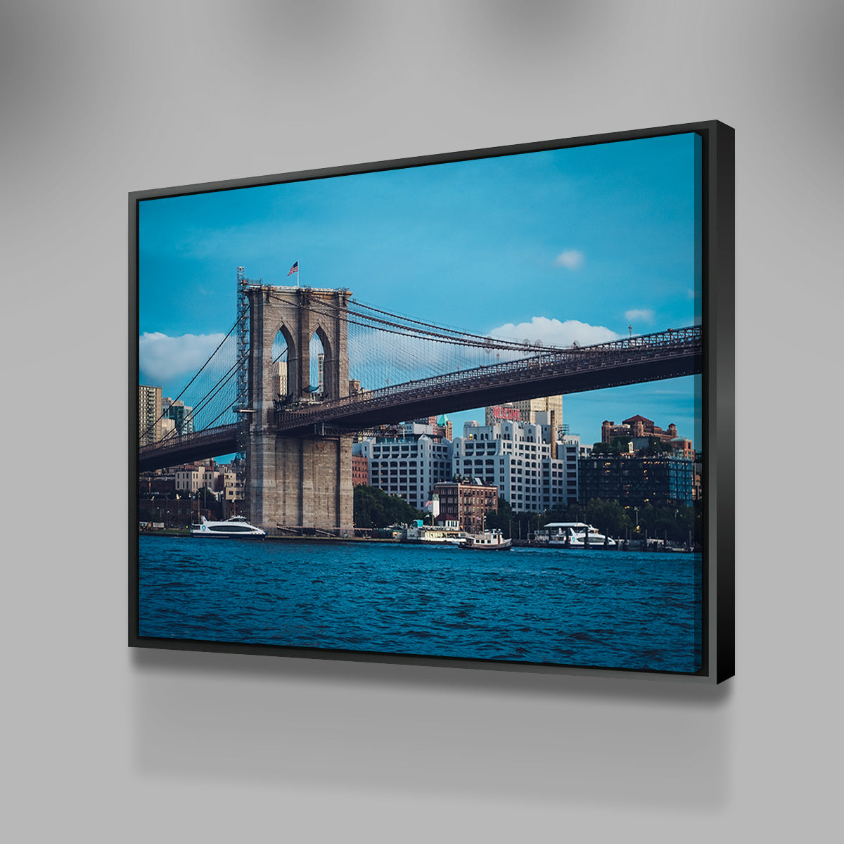 Stunning Brooklyn Bridge Blue Hour Wall Art for Your Home Decor