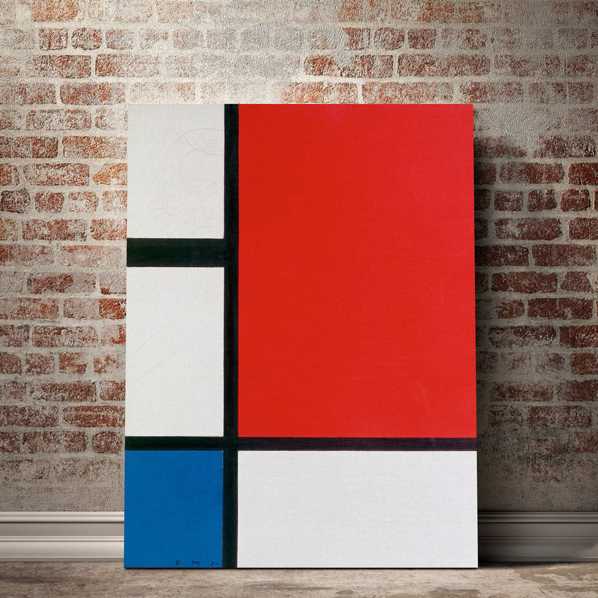 Stunning Piet Mondriaan's Composition II Wall Art for Your Home