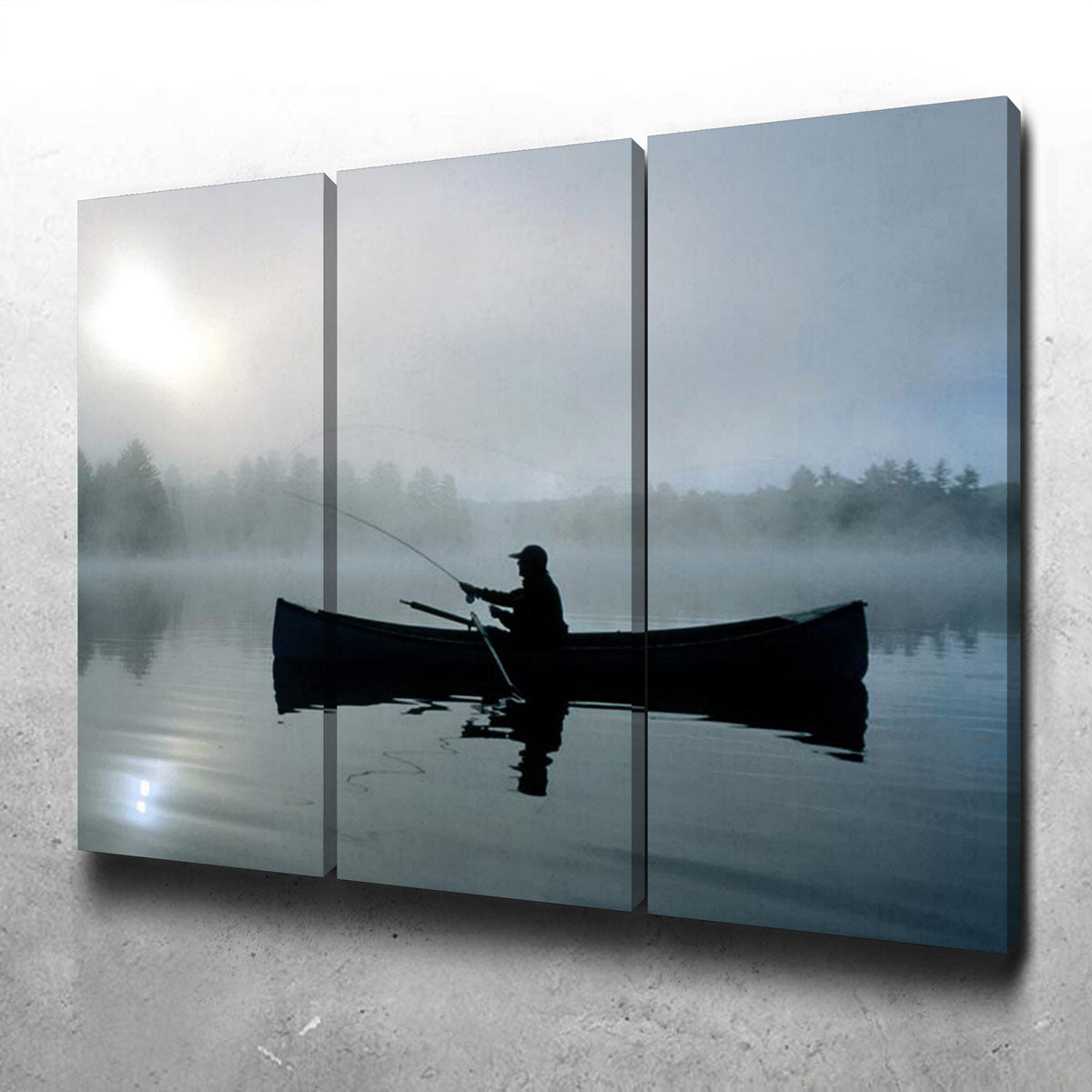 Stunning Fishing Boat Canvas Wall Art for Home Decor