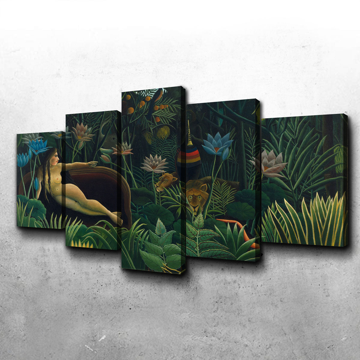 Exquisite Le Rêve Wall Art by Henri Rousseau